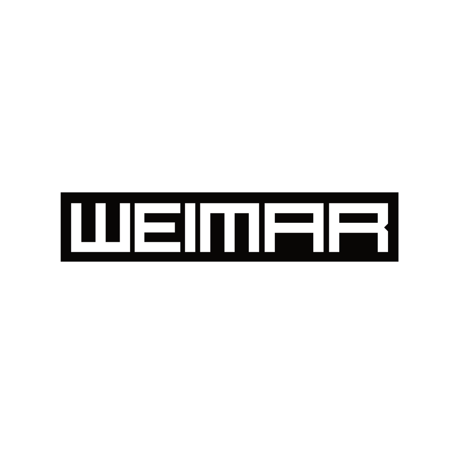 Vinyl-Aufkleber »Weimar« Black 60 x 14 cm