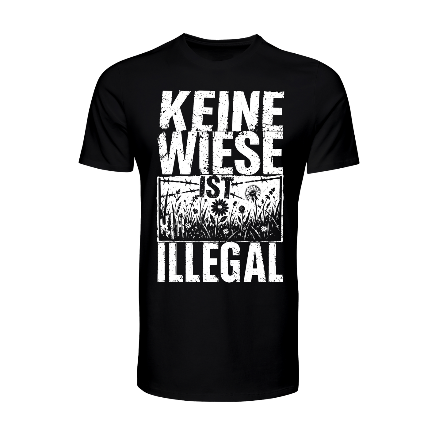 T-Shirt »Keine Wiese ist illegal«