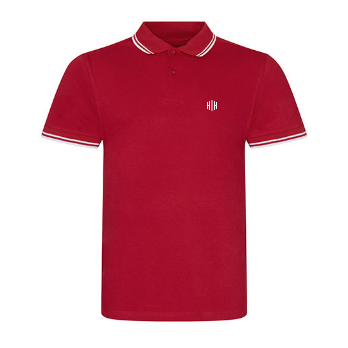 Poloshirt »Invictodrom« Red/White