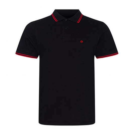 Poloshirt »Invictodrom« Black/RED