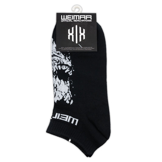Sneaker Socken »Maske« Schwarz