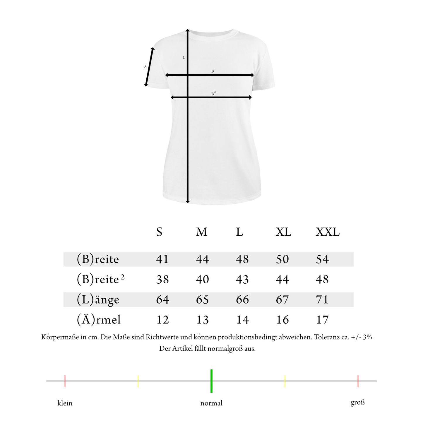 Girlie-Shirt »Weimar« Gold Weiss