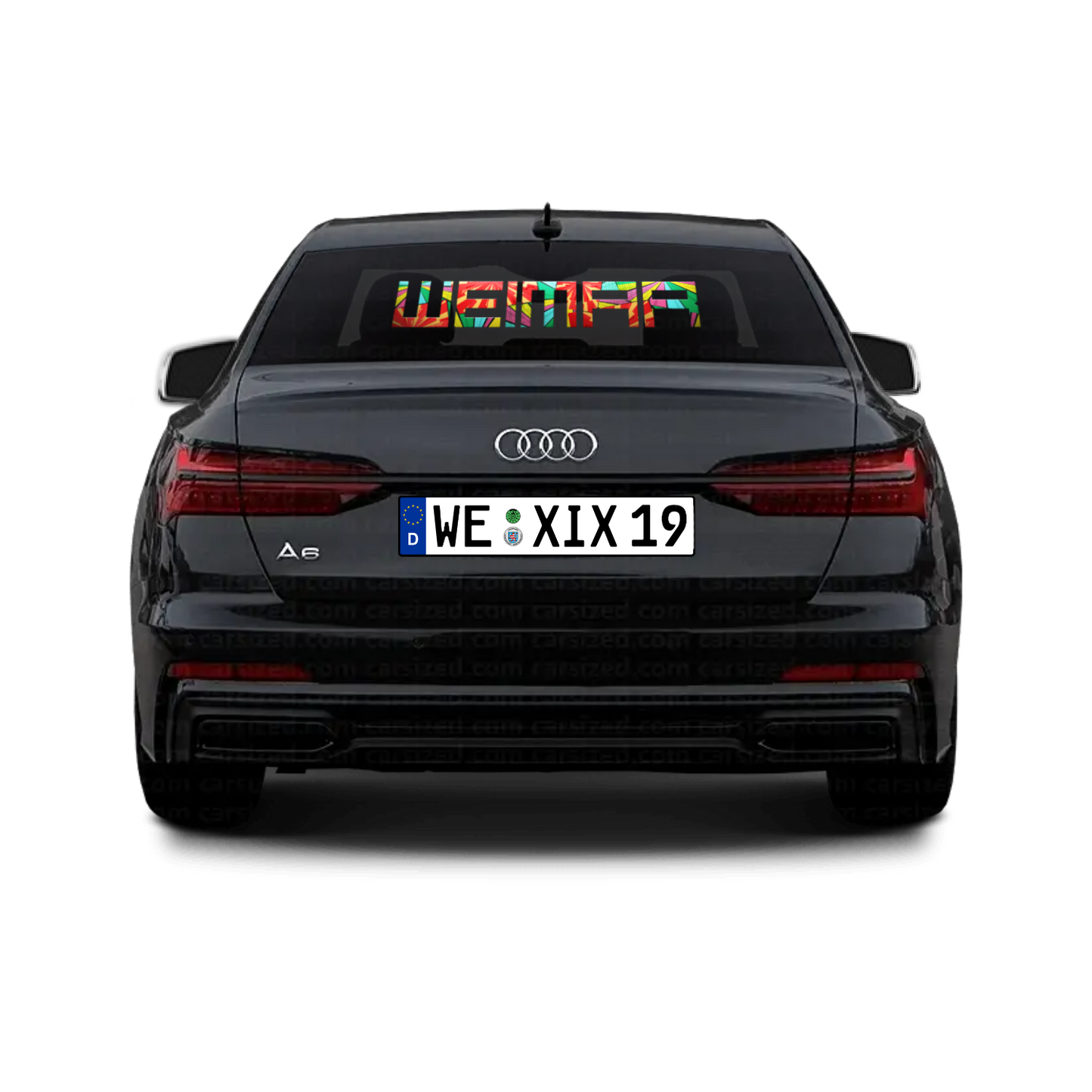 KFZ-Aufkleber »Weimar«