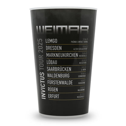 WEIMAR Sonderbecher – Messehalle Erfurt | Invictus Tour 2025 | 0,5 l