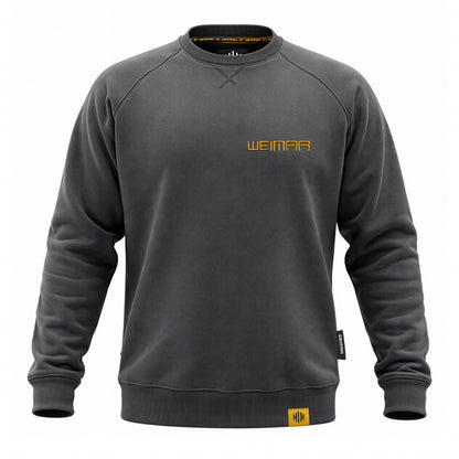 Raglan Sweatshirt "Weimar" Gold Dark Grey