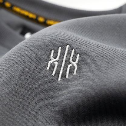 Raglan Sweatshirt "Invictodrom" White Dark Grey