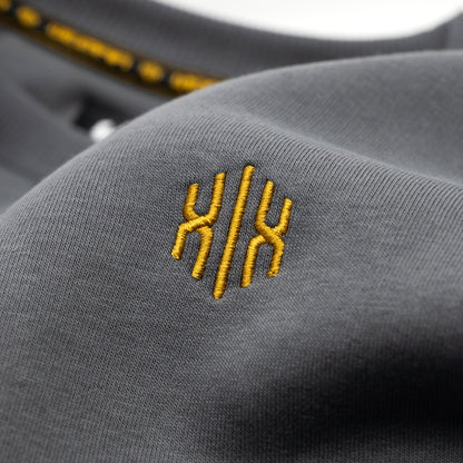 Raglan Sweatshirt "Invictodrom" Gold Dark Grey