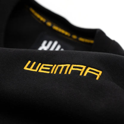 Raglan Sweatshirt "Weimar" Gold Black