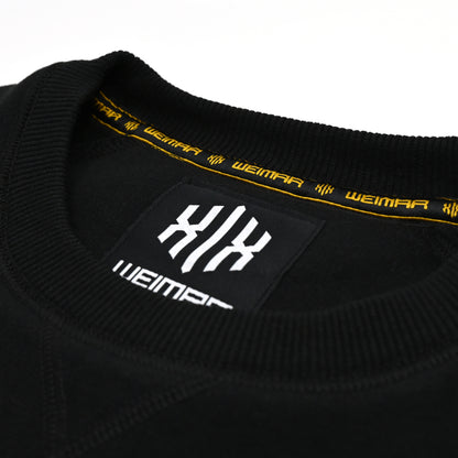Raglan Sweatshirt "Invictodrom" Gold Black