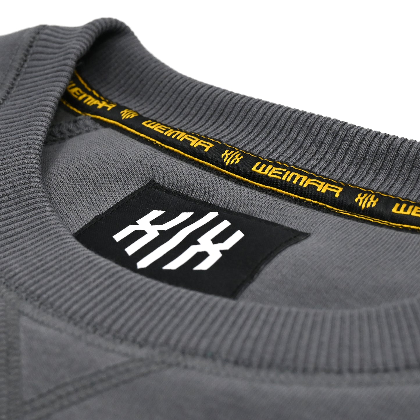 Raglan Sweatshirt "Weimar" Gold Dark Grey