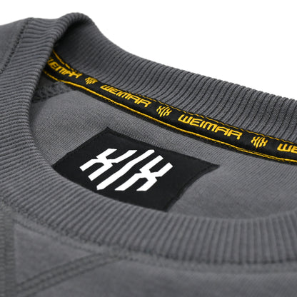 Raglan Sweatshirt "Weimar" Gold Dark Grey