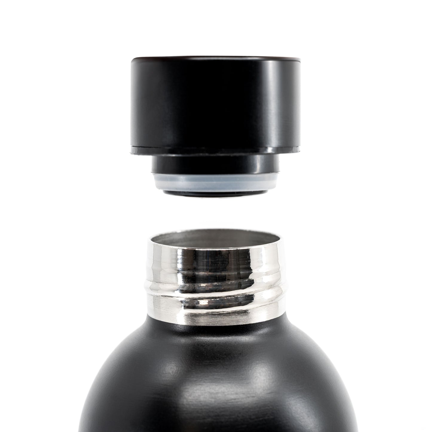 WEIMAR Trinkflasche – Edelstahl Schwarz (500 ml)