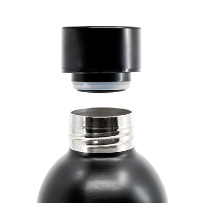 WEIMAR Trinkflasche – Edelstahl Schwarz (500 ml)