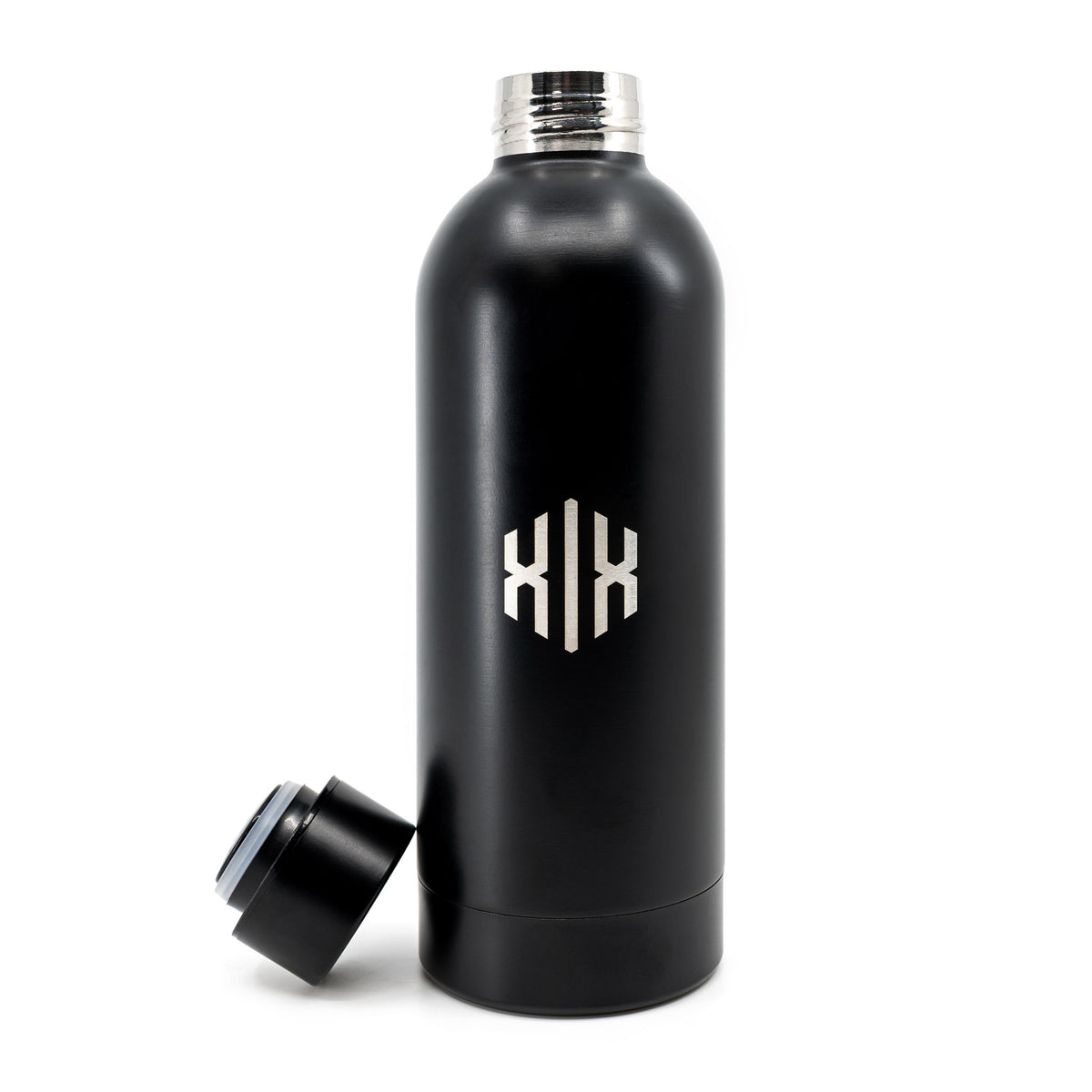 WEIMAR Trinkflasche – Edelstahl Schwarz (500 ml) – Weimar Onlineshop