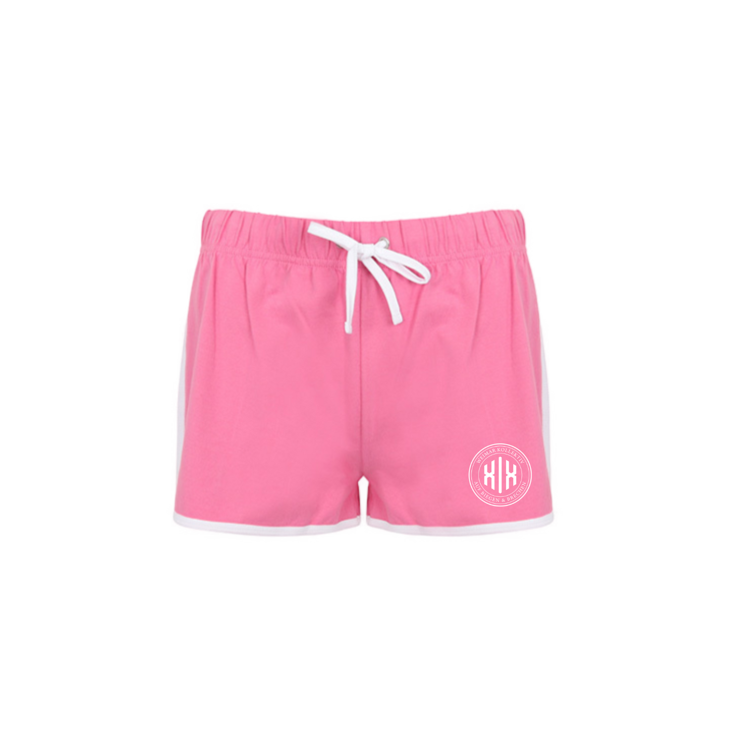 Ladies Retro Shorts "Auf Biegen & Brechen" Pink