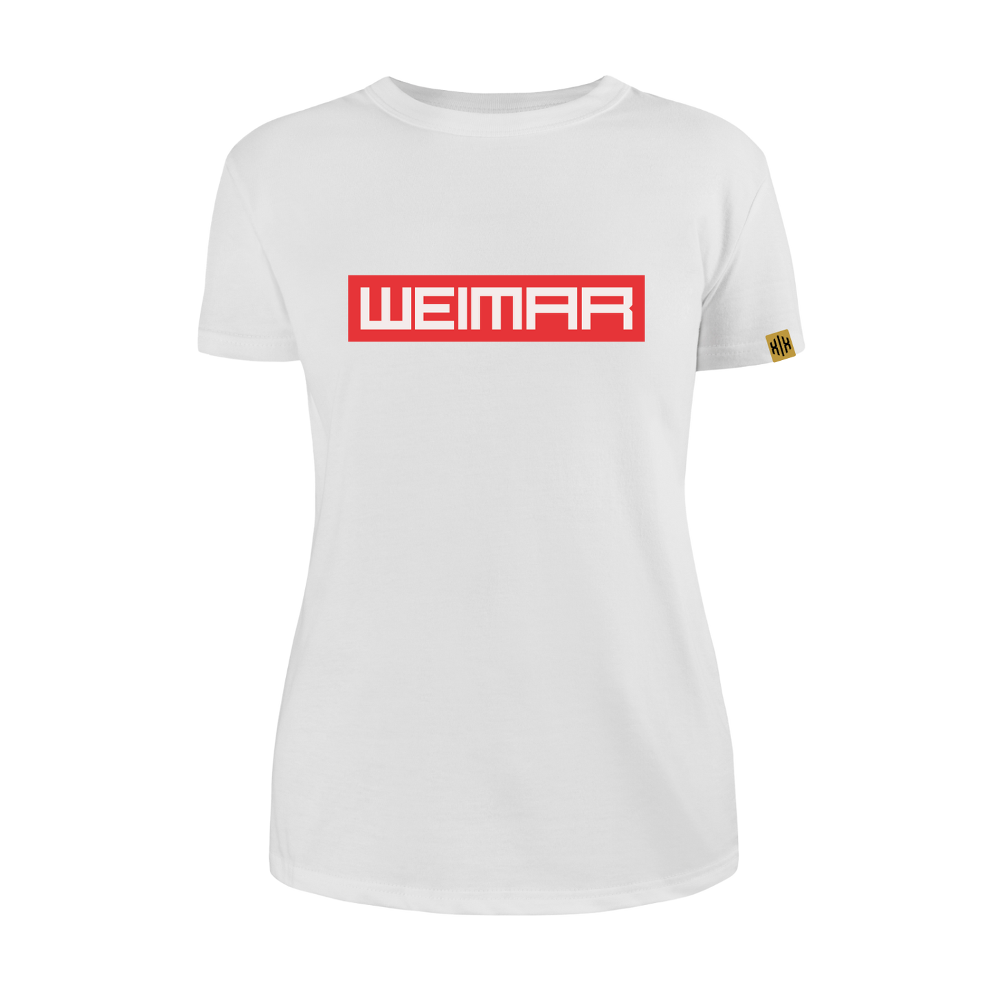 Girlie-Shirt "Weimar" Red Logo Print