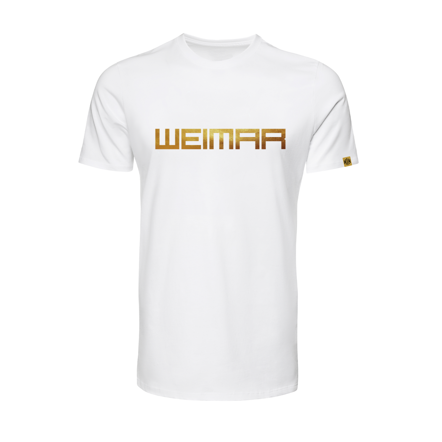 T-Shirt "Weimar Gold" Weiß