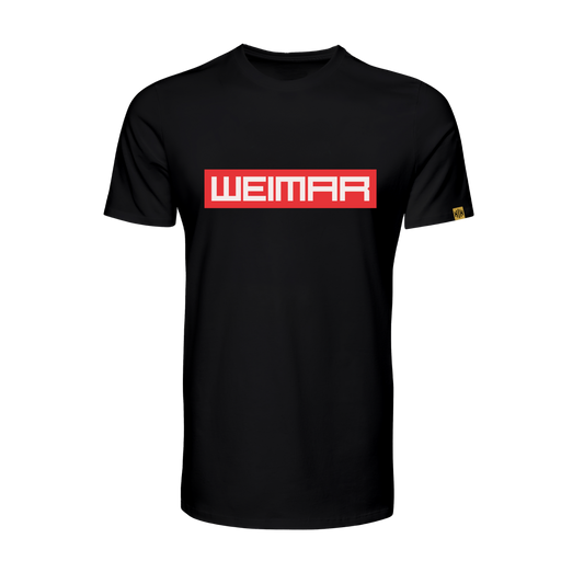 T-Shirt "Weimar" Red Logo Print