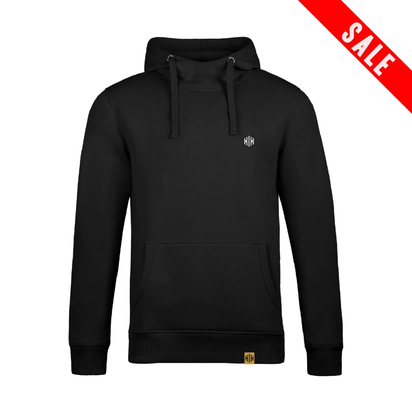 Hoodie Blackpatch Schwarz Basic Kollektion