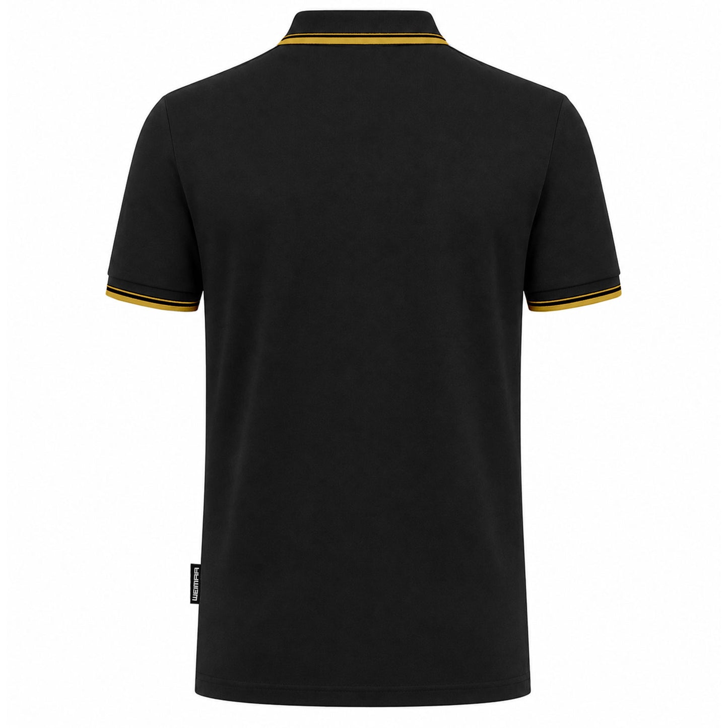 Poloshirt »Invictodrom« Black/Gold Premium Kollektion