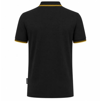 Poloshirt »Invictodrom« Black/Gold Premium Kollektion