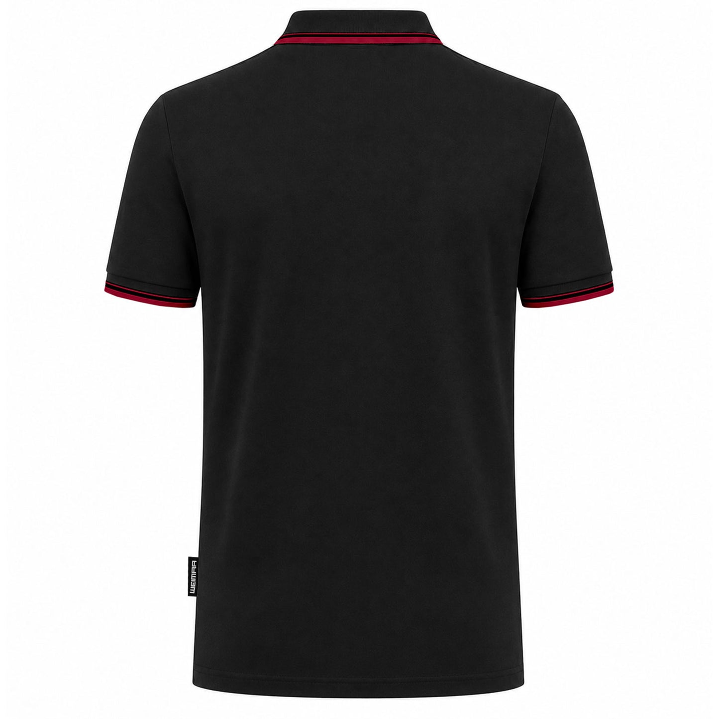 Poloshirt »Invictodrom« Black/Red Premium Kollektion
