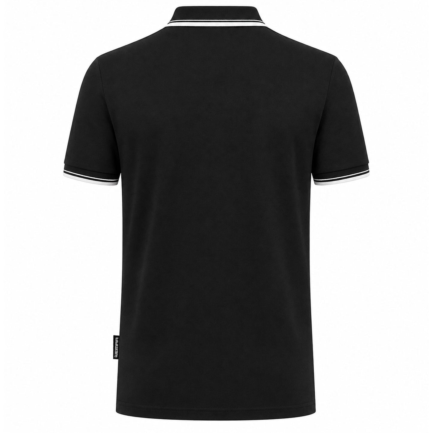 Poloshirt »Invictodrom« Black/White Premium Kollektion