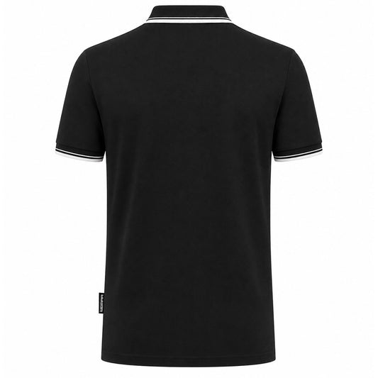 Poloshirt »Invictodrom« Black/White Premium Kollektion