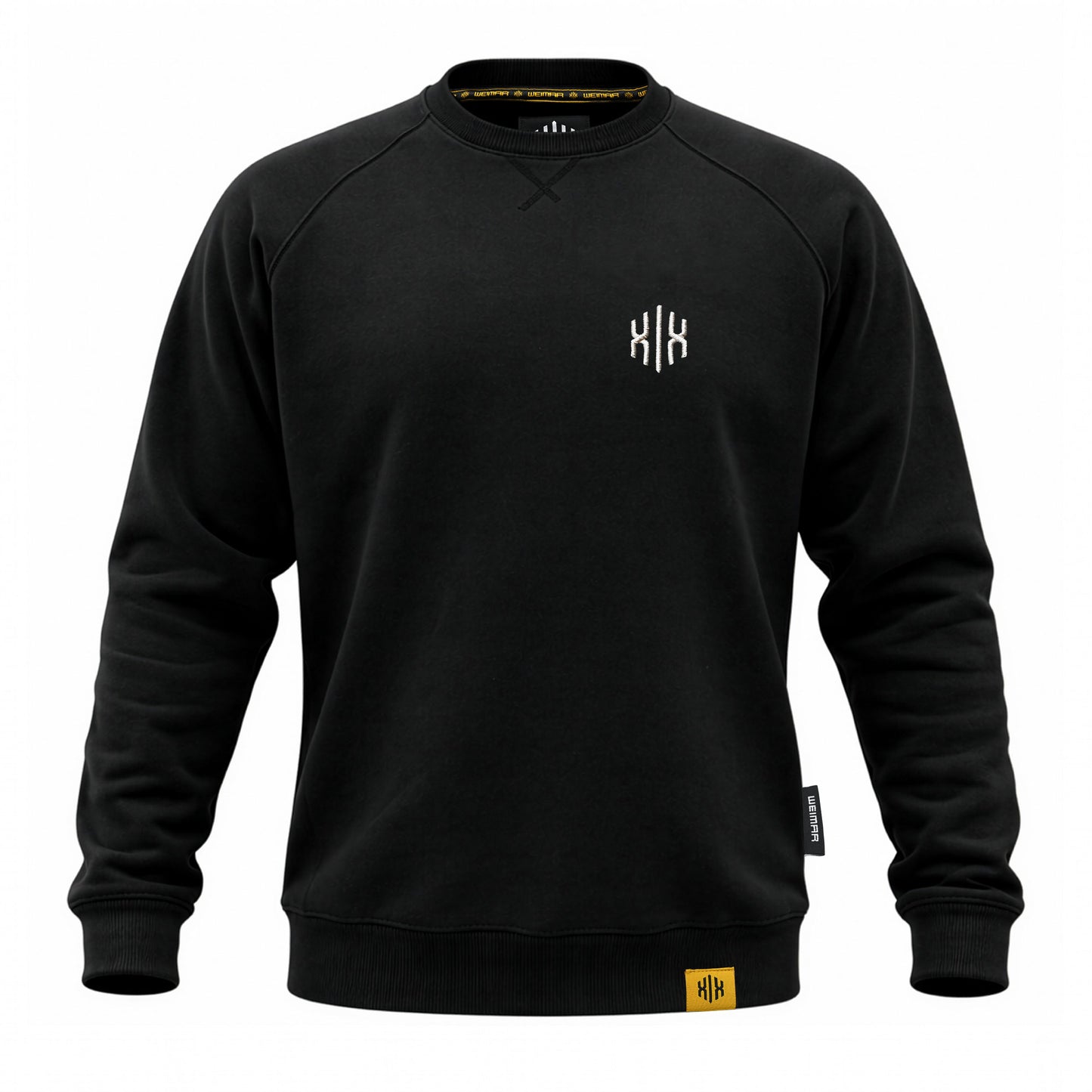 Raglan Sweatshirt "Invictodrom" White Black