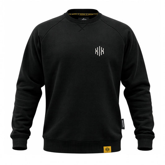 Raglan Sweatshirt "Invictodrom" White Black